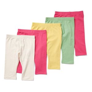 Detské 3/4 legínsy, 5 ks, ružové vyobraziť