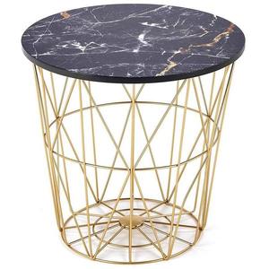 Konferenčný stolík Harissa G čierna mramor/zlatá 42 vyobraziť