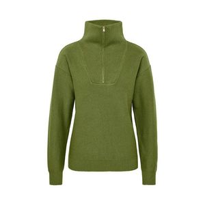 Sveter s golierom na zips vyobraziť