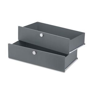 Doplnková súprava kovových zásuviek »CN3«, sivá vyobraziť