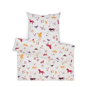 Detská posteľná bielizeň z renforcé, koníky, štandardná veľkosť vyobraziť