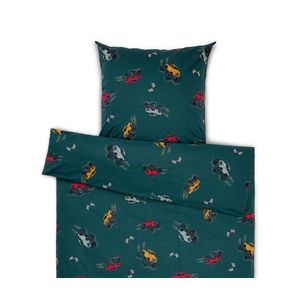 Detská posteľná bielizeň z renforcé, nákladiaky, štandardná veľkosť vyobraziť