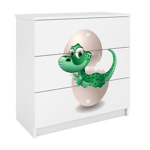 Detská komoda Babydreams Biely – Dino vyobraziť