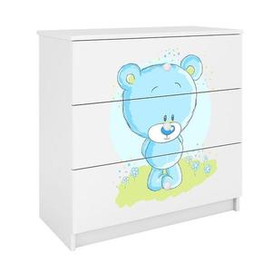 Detská komoda Babydreams Biely – Medveď modrý vyobraziť