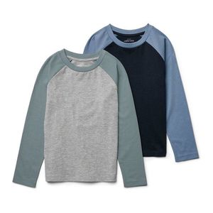 Detské tričká s dlhými rukávmi, 2 ks vyobraziť