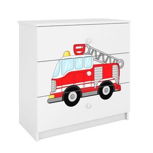 Detská komoda Babydreams Biely – Hasičský Zbor vyobraziť