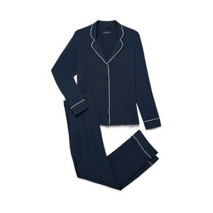 Pyžamová súprava, tmavomodrá vyobraziť