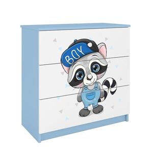 Detská komoda Babydreams Modrá – Medvedík čistotný vyobraziť