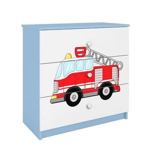 Detská komoda Babydreams Modrá – Hasičský Zbor vyobraziť