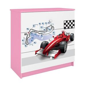 Detská komoda Babydreams ružová – Formula vyobraziť