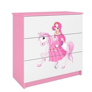 Detská komoda Babydreams ružová – Princezná 1 vyobraziť