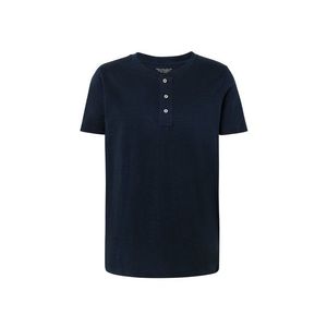 Henley tričko s krátkymi rukávmi, námornícke modré vyobraziť