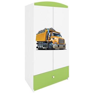 Skriňa Babydreams zelená – Nákladné auto vyobraziť