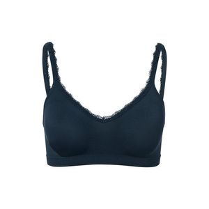 Bezšvová mäkká podprsenka, modrá vyobraziť