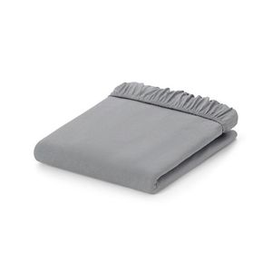 Džersejová napínacia plachta, dvojlôžko, sivá vyobraziť