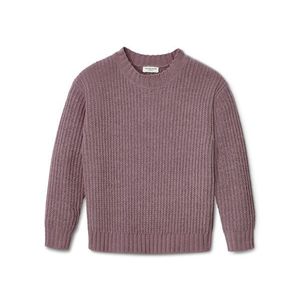 Detský ženilkový pulóver, svetlofialový vyobraziť