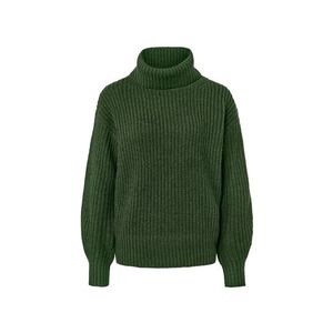 Pulóver z hrubej pleteniny s rolákovým golierom vyobraziť