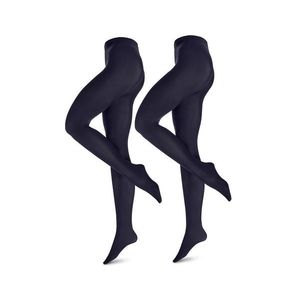 Jemné pančuchové nohavice, 80 DEN, 2 páry, tmavomodré vyobraziť