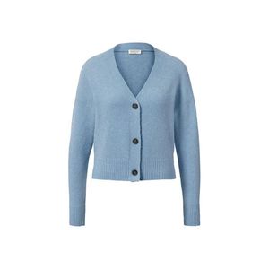 Kardigán z hrubej pleteniny, modrý vyobraziť