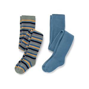 Detské termopančuchy, 2 páry, modré a viacfarebné vyobraziť