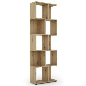 Regál na knihy Greg dub artisan vyobraziť