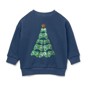 Detská mikina, tmavomodrá vyobraziť