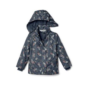 Detská termobunda do dažďa, tmavomodrá vyobraziť
