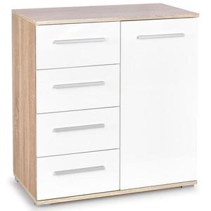 Komoda Lima KM-2 sonoma/biela vyobraziť