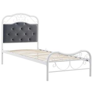 Posteľ Fabrizia 90 sivá/biela vyobraziť