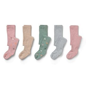 Detské pančuchy, 5 párov, srdiečka vyobraziť