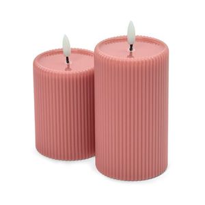 LED sviečky s výplňou z pravého vosku, 2 ks vyobraziť