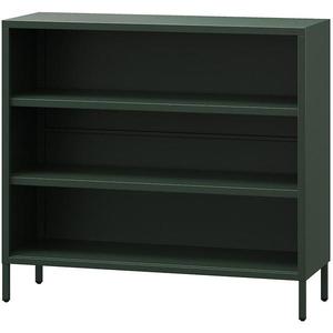 Kovový regál nízky Luca Modern Bottle Green vyobraziť