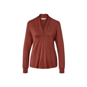 Blúzkové tričko s výstrihom do V vyobraziť