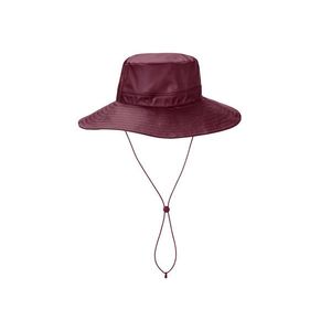 Klobúk do dažďa, vínovočervený vyobraziť