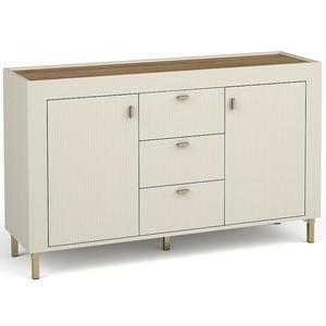 Komoda Mossa M06 2D3S dub whisky/cashmere vyobraziť