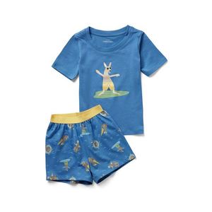 Krátke detské pyžamo, kengura vyobraziť