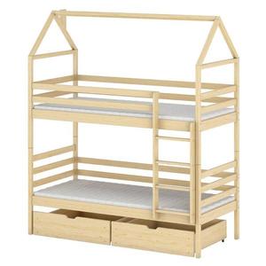 Posteľ Domček Alex 80x160 borovica vyobraziť