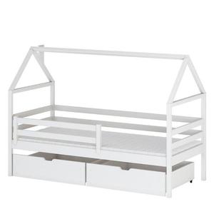 Posteľ Domček Aron 90x200 biela vyobraziť