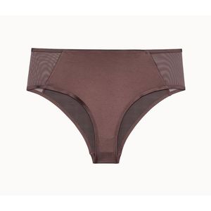 Nohavičky Passionata High Waist Slip »Bianca«, tmavá čokoláda vyobraziť