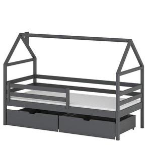 Posteľ Domček Aron 80x160 grafitová vyobraziť