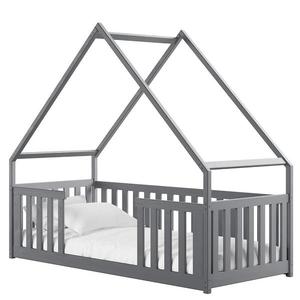 Posteľ Domček Bee 80x180 sivá vyobraziť