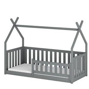 Posteľ Domček Bodzio 80x160 sivá vyobraziť