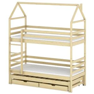 Posteľ Domček Dalia 90x200 borovica vyobraziť