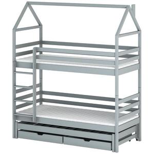 Posteľ Domček Dalia 80x160 sivá vyobraziť