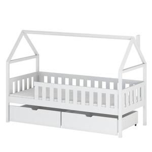 Posteľ Domček Domi 90x200 biela vyobraziť