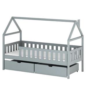 Posteľ Domček Domi 90x200 sivá vyobraziť