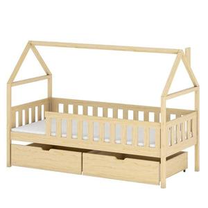 Posteľ Domček Domi 80x160 borovica vyobraziť