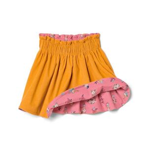 Detská obojstranná sukňa z menčestru vyobraziť