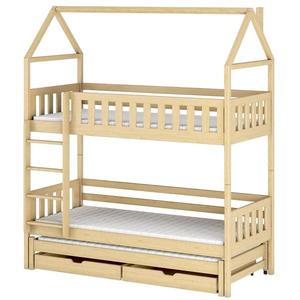 Posteľ Domček Iga 80x160 borovica vyobraziť