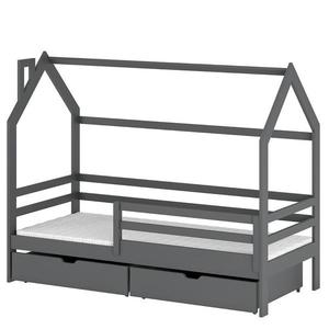 Posteľ Domček Lila 90x200 grafit vyobraziť